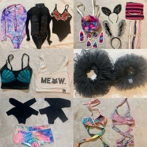 IHeartRaves JValentine Leg Avenue Little Black Diamond Collection of Rave Pieces